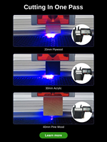 LASER TREE K1 MAX 60W Machines de gravure laser graveur laser à diode portable Machines de découpe laser imprimante 3d pour coupeur CNC