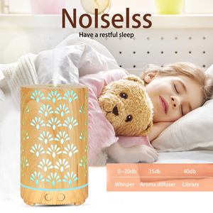 Yeni Gelen Temel Aroma Yağı Difüzörü Ultrasonik Ahşap Desenli Hava Nemlendirici USB <span class=keywords><strong>Mini</strong></span> Buhar Makinesi <span class=keywords><strong>LED</strong></span> Işıklı - Product Image 2