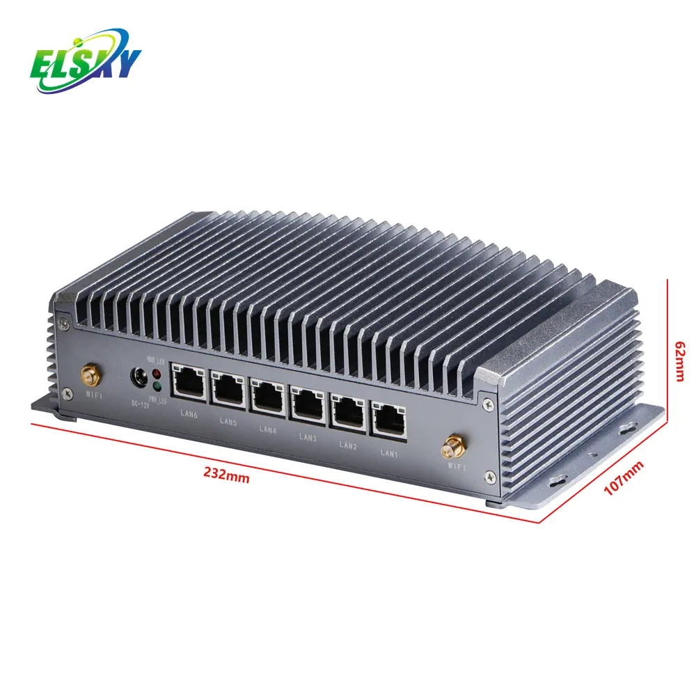 ELSKY mini pc M680 con processore Skylake 6th gen CORE i7 6500U 6 * in _ tel i211-AT * 1000M scheda di rete HD 510/520 Graphics