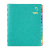 Libreta Planificadora para Estudiantes con Cubierta de Cuero Encuadernada en Espiral A5, Impresión CMYK, Logotipo en Lámina Dorada Ecológica, Diseño Personalizado, 80 Hojas, Oficina