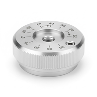 Bouton de réglage optique en aluminium anodisé 6005, pièces de fraisage CNC de précision, usinage CNC personnalisé
