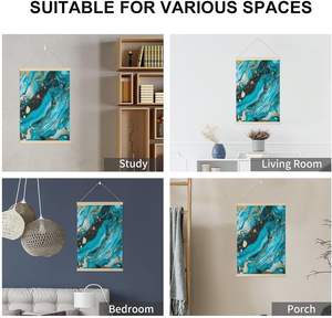 Póster Colgante Personalizado de Entrega Rápida con Barra de Plástico/Aluminio para Colgar en la Pared - Product Image 3