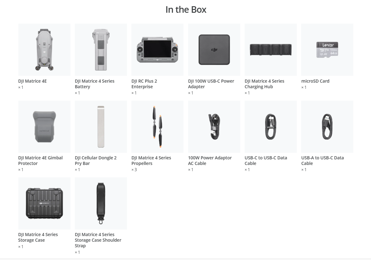 DJ Matrice 4E Plus Combo