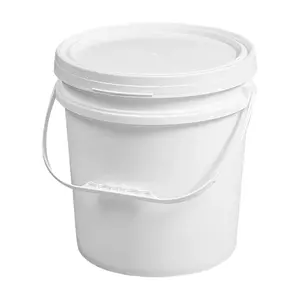 Molde de balde de plástico redondo, 16 litros, 8l, pintura branca, molde do balde - Product Image 1