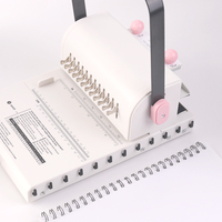 Machine à relier manuelle ZEQUAN EasyDIY pour enfants et bureaux, perforatrice à 12 trous avec lame de couteau, mini-machine à relier