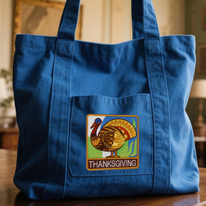 Maßgefertigte Türkei-Erntedankfest-Stickerei-Patches für Kleidung Geschenke Aufbügelbare Abzeichen Fabrik OEM-Anbieter Jacken - Product Image 5