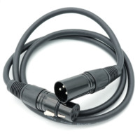 Câble d'éclairage DMX Fil 3 broches dmx512 Câble de commande de lumière pour éclairage de scène