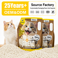 OEM Fäkalien-Bluttest-Katzenstreu, Direktpreis ab Werk für 1,5mm Tofu-Katzenstreu, Biologisch Abbaubar, Spülbar