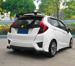 Diffuseur arrière en fibre de carbone de style SEEKER pour Honda Fit GK5 RS 2014-2017, kit carrosserie pour pare-chocs - Product Image 5