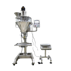 Lab High Accuracy 0.01g Coffee Detergent Milk Powder Filler Auger Screw Dry <b>Protein</b> Collagen Matcha Powder Filling Machine - Product Image 1