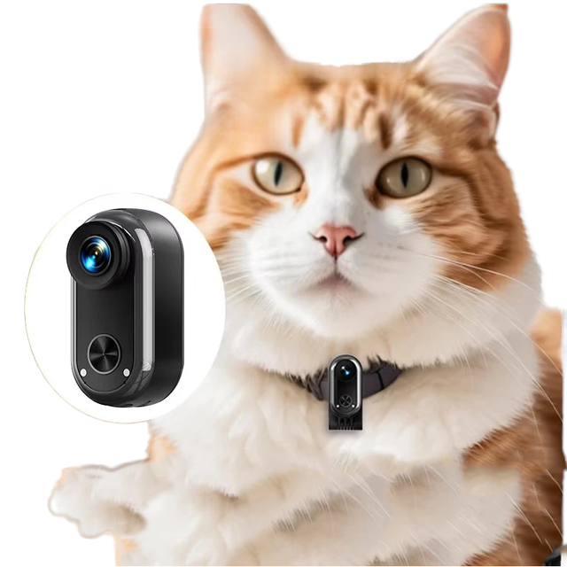 New 4K CMOS Sensor Pet Camera Model GO10 Six-axis Anti-shake 170 Wide Angle 10m Waterproof Cat & Dog Motion Mini Cameras CS09