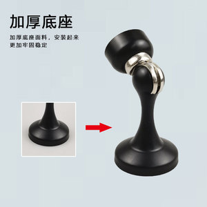 Thickened Stainless Steel Door Door Protector Anti-Collision Buffer Touch Catch Door <b>Stopper</b> - Product Image 4