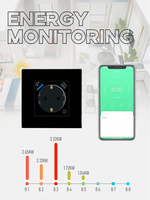 CNSKOU Nuevo Diseño Enchufe de Pared Inteligente para Automatización del Hogar, Compatible con Tuya Zigbee WIFI, Enchufe Europeo con USB y Tipo C