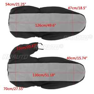 2 Fundas de Asiento Delantero para Ford Ranger 60/40, Respaldo Alto, Sin Cubierta de Reposabrazos, 1998 1999 2000 2001 2002 2003 - Product Image 3