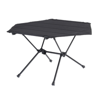 Table de pique-nique portable ultralégère en aluminium, design moderne et nouveau, pour l'extérieur, avec capacité de charge de 30 kg