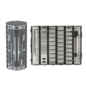 Juego de Herramientas de Precisión para Reparación de Teléfonos y Laptops, Destornilladores OEM con Puntas Magnéticas, Trinquete Plegable, Estuche Rígido de Acero - Product Image 2