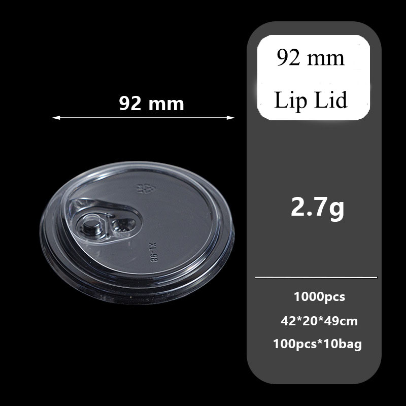 Couvercle à lèvre de 92 mm de diamètre