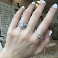 Bague de mariée en zircone cubique 8A sans ternissement, alliance éternelle, bague de fiançailles, bague de promesse, bijoux pour femmes, argent sterling 925