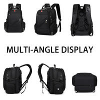 Sac à dos multifonctionnel pour ordinateur portable, sac d'école, grande capacité, étanche, avec chargement USB, sac à dos de voyage en plein air pour hommes et femmes