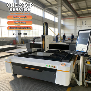 Machine de découpe laser à fibre 1530 2040 la plus populaire et à haute productivité, 380V, pour la découpe de tôles en acier et en métal - Product Image 1