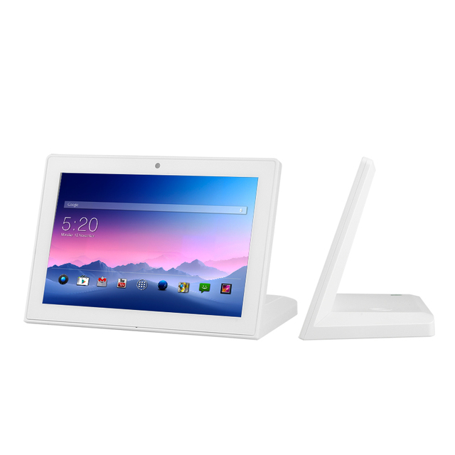 8-inch L-Shaped Android Tablet PC Capacitive Touch Screen Quad Core Business Use Kiosk Desktop Restaurant Ordering POS