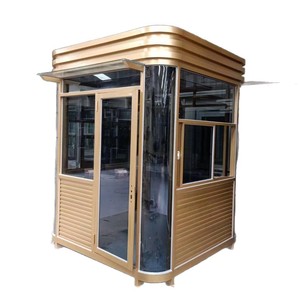 บ้านพักยามเหล็กเคลื่อนที่ยี่ห้อ Yaolunda ดีไซน์ทันสมัย สำหรับใช้งานกลางแจ้ง พร้อมโต๊ะทำงานและอุปกรณ์เสริม - Product Image 5