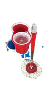 Set Secchio con Mocio Rotante a Pressione Manuale <span class=keywords><strong>per</strong></span> <span class=keywords><strong>Casa</strong></span>, Asciugatura a Centrifuga, Risparmio di Fatica, Rotazione a 360° - Product Image 3