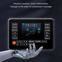 Kursi Pijat Shiatsu Lipat Portabel 4D Zero Gravity dengan Roller Kaki, Layar Sentuh, Pemanas, Kulit PU, Pereda Nyeri Punggung, Smart Back