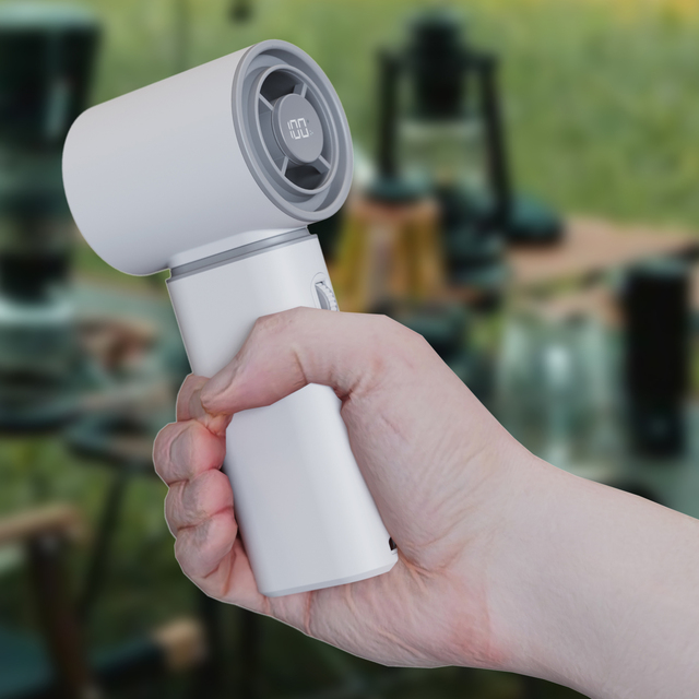 Factory Wholesale 12000 Rpm Fan Fast Charging USB 3600Mah High Speed Handheld Fan