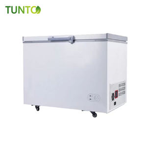 Congélateur <span class=keywords><strong>solaire</strong></span> à coffre 24V 560L 698L 1280L, congélateur à coffre DC à 2 portes avec isolation super épaisse de 110 mm pour l'épicerie - Product Image 2