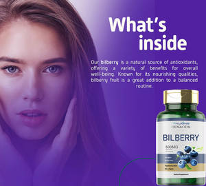 OEM ODM saf doğal bitkisel yabanmersini özü takviyesi yabanmersini özü kapsül - Product Image 3