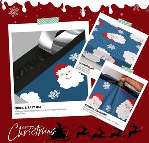 Bolsas de Envío Impermeables para Ropa, Bolsas de Correo Resistentes a Desgarros, Bolsas de Envío Fuertes con Autosellado - Santa Claus y Copos de Nieve - Product Image 3