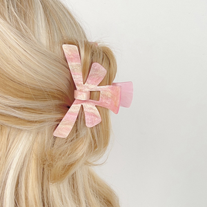 Sheshares aksesoris rambut akrilik mewah besar Korea pegangan dasi kupu-kupu manis tiga dimensi pegangan rambut cakar - Product Image 4