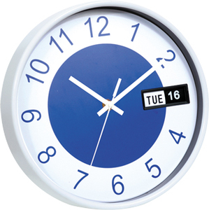 <span class=keywords><strong>Calendario</strong></span> de logotipo personalizado de diseño Simple de 10 pulgadas, decoración del hogar, reloj de pared, sala de estar de plástico redondo, aguja de logotipo personalizada moderna - Product Image 6