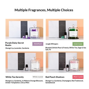 Difusor <span class=keywords><strong>de</strong></span> Aromaterapia Personalizado con Campana Dorada y Caja <span class=keywords><strong>de</strong></span> Regalo <span class=keywords><strong>de</strong></span> <span class=keywords><strong>Cristal</strong></span>, Piedra Aromática sin Fuego para Uso en Interiores, DIY con Aceites Esenciales - Product Image 3
