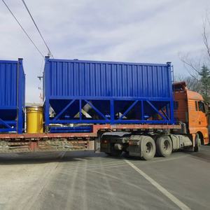 Silo à ciment de type remorque, en forme de boîte, 30 tonnes, entièrement automatique, contrôlé par PLC, mobile, horizontal, en acier au carbone - Product Image 4