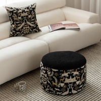 Housse de coussin décorative en jacquard chenille, design original, style persan, classique, pour canapé et salon