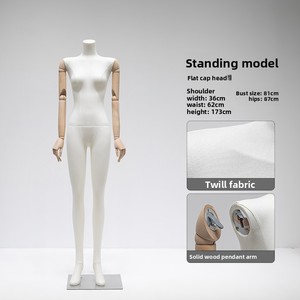 Maniquí <span class=keywords><strong>de</strong></span> Alta Gama para <span class=keywords><strong>Ropa</strong></span> <span class=keywords><strong>de</strong></span> <span class=keywords><strong>Mujer</strong></span>, Maniquí <span class=keywords><strong>de</strong></span> Cuerpo Entero <span class=keywords><strong>con</strong></span> Hombros Planos, Tipo Colgante, para Exhibición en Escaparates - Product Image 6