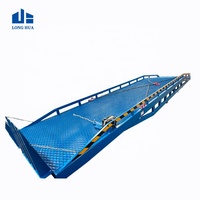 Pont d'accès hydraulique électrique mobile, pont d'accès pour conteneurs, rampe de chargement portable, plateforme de chargement