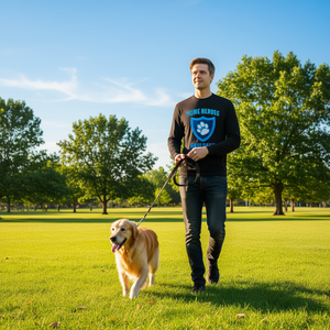 Maglietta a maniche lunghe Some Heroes Have Paws - Product Image 3