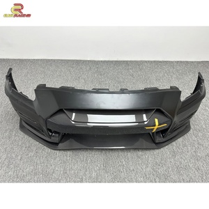 กันชนหน้าคาร์บอนไฟเบอร์ครึ่งชิ้น สไตล์ Nismo MY17 พร้อมลิ้นกันชนหน้า สำหรับรถยนต์นิสสัน GTR R35 ปี 2008-2019 - Product Image 5