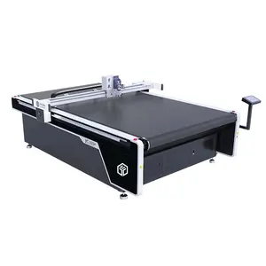 Soft materials cutting pvc shrink vinyl CNC utting machine with oscillating knife