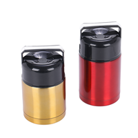 Termo portátil grande de 1000ml, termo aislado, botella de vacío para acampar al aire libre, uso en oficina y coche, para sopa, Gachas, almacenamiento de alimentos