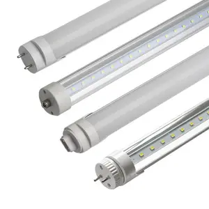 CE ETL DLC FA8 LED tüp fiyat 8FT 36W 40W tek Pin T8 2.4M FA8 LED tüp floresan lamba