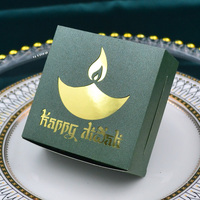 Petite boîte cadeau Diwali Nouvel An pour Hindust Favour Boîtes de bonbons indiens Mithai Joyeux Diwali Boîte de bonbons