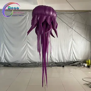 Vendita calda illuminazione a Led appesa decorazione festa grande medusa gonfiabile