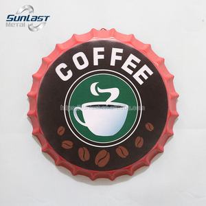 Impresión Vintage personalizada, precio barato, tapa de botella de vino en relieve, letrero de lata de Metal - Product Image 6