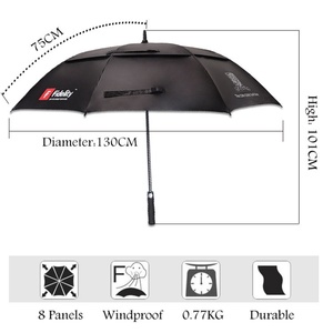 Promotional Gifts Big Ultra Light UV99 Auto Open Folding Fiberglass Frame Golf Fishing Umbrella Custom Logo Sun Automotive - Product Image 6