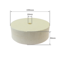 6" 8" 10" Diameter * 2" Thickness Wool Felt Polishing Wheel Jade Glass Metal Fine Buffing Mirror Finishing Bench Grinder Tool