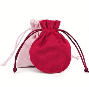 Pochette à Bijoux en Daim Doux de Luxe avec Cordon de Serrage, Prix Usine, Vente en Gros avec Logo - Product Image 5